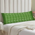 thumbnail image 2 of Football Field Body Pillow Cover American Sports Green Lawn Sport Game Theme Long Pillow Case Protector with Zipper Decorative Cushion Large Pillowcases for Bedroom,Sofa,Couch, Home Gifts 20"x54", 2 of 6