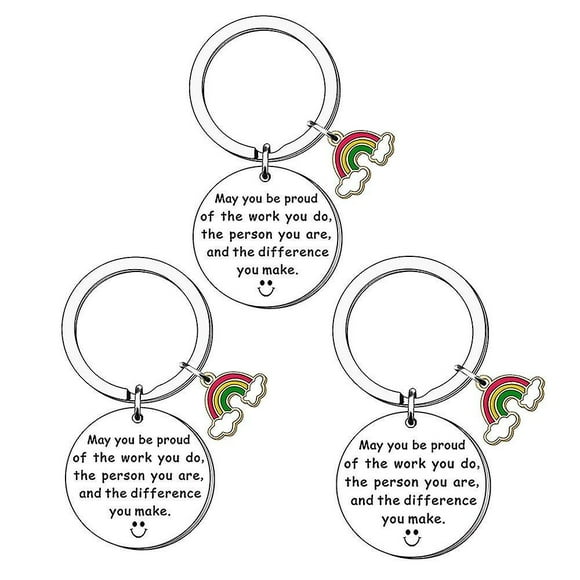 Veeki 3 Pcs Keychain Farewell Gifts For Coworkers Women Men Going Away Gift For Coworker Friends Colleague Leaving Gifts Retirement Gifts