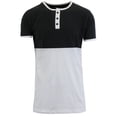 thumbnail image 6 of Mens Short Sleeve 100% Cotton Henley Tees, 6 of 7
