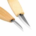 thumbnail image 3 of 3Pcs Wood Carving Knife Cutter Whittling Hook Kit 155mm DIY Craft Hand Tools Set, 3 of 10