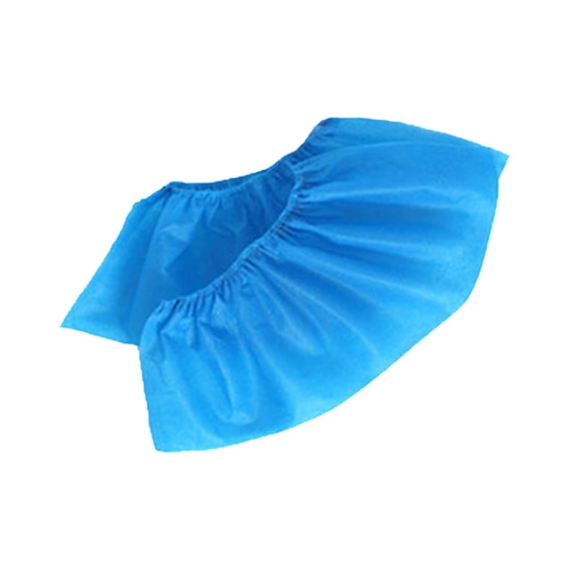 Hearth & Gear Disposable Blue Shoe Covers Wate Rproof Non And Durable For Home Of Fice And Outdoor Use 200pc Disposable Rain Suit Step in Shoe Covers Dress Shoe Covers for Chicken Feet Shoe Covers Non