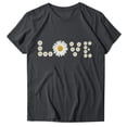 thumbnail image 3 of Women Casual Letter Printing Short Sleeves Crew Neck Loose TShirt Blouse Tops Short Sleeve Shirt Women Plain Short Sleeve Shirts for Women T Shirts for Women Tee Shirts Girls Women Tops Women Shirts, 3 of 3