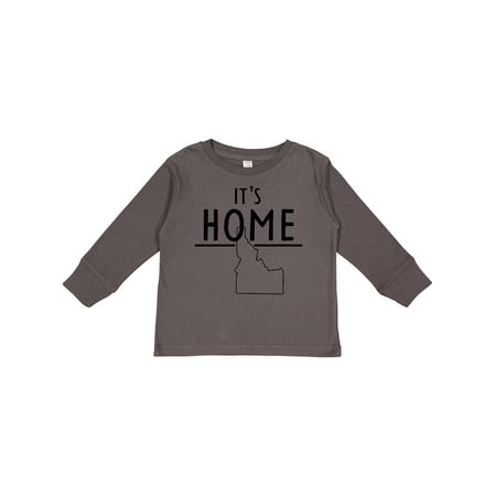 

Inktastic It s Home- State of Idaho Outline Boys or Girls Long Sleeve Toddler T-Shirt