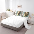 thumbnail image 5 of Feelyou Vintage Lodge Cabin Twin Bedding Sets 7-Piece, Westernn Farmhouse Bedding Comforter Set, Teens Kids Boys Girls Reversible Sheet Sets, Lightweight Room Decor, 5 of 8