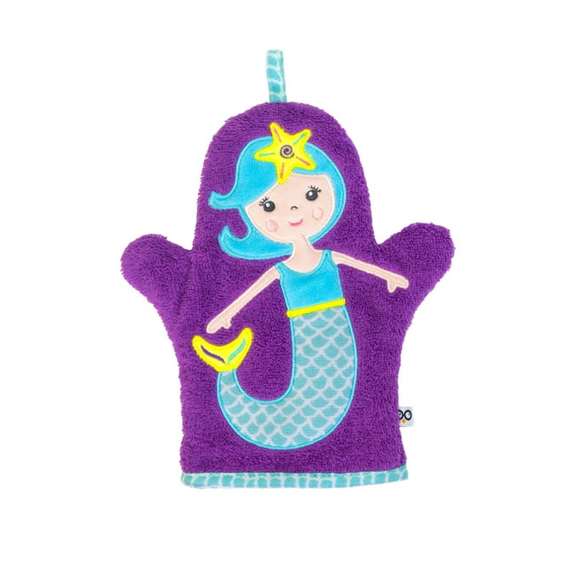 ZOOCCHINI - Mitaine de Bain en Éponge de Neige pour Bébé - Sirène 0-18 m