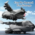 thumbnail image 6 of Military Vehicle Toy Set, 21-Piece Army Playset, Tanks, Fighter Jets, Transport Planes, Trucks & Helicopter for Boys Ages 4-8 | Battle Adventure STEM Learning Toys, Birthday Gift for Kids, 6 of 7