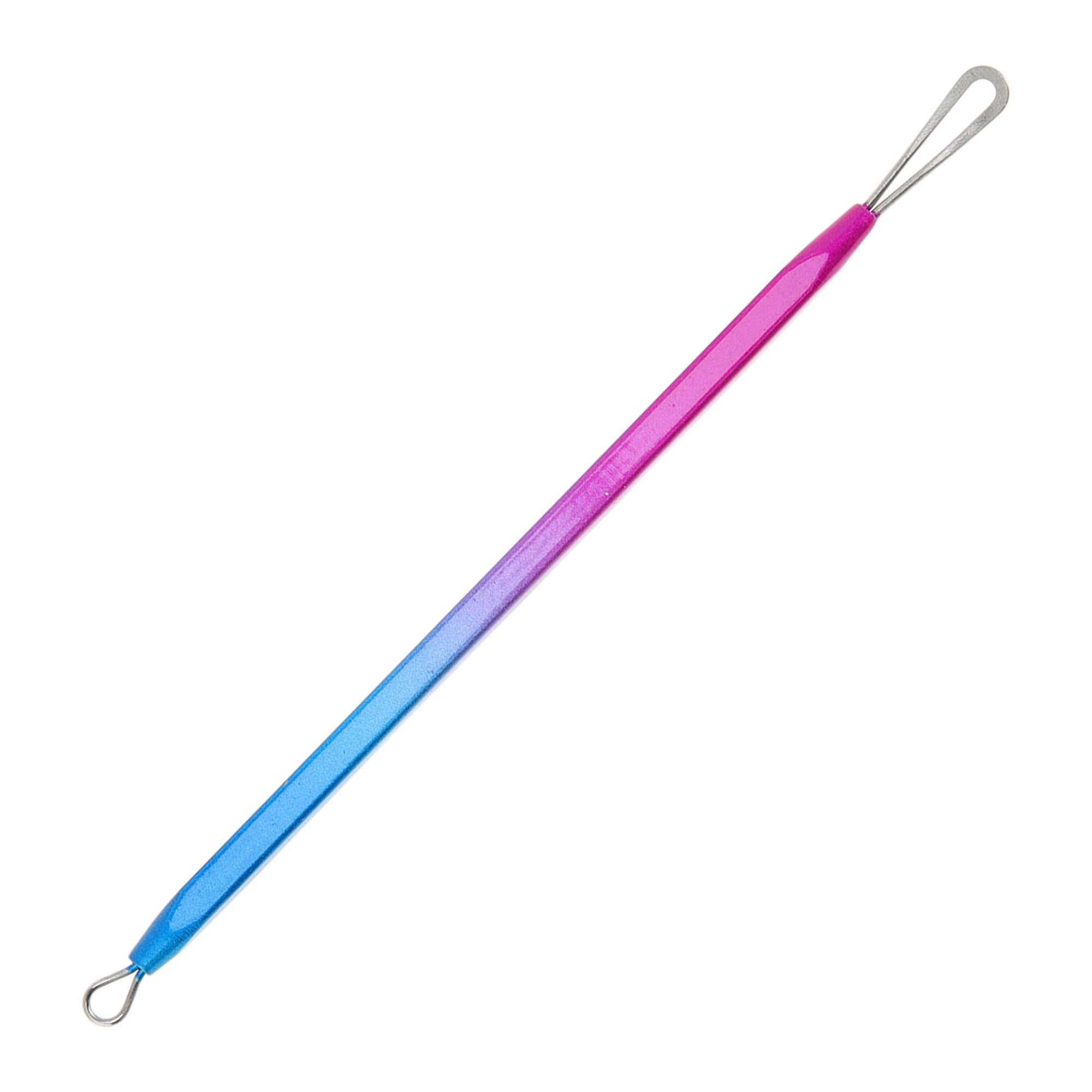 Unique Bargains 1pc Portable Squeeze Pimple Extractor Tool for Clear Skin Blue Purple