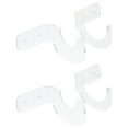 thumbnail image 3 of FRCOLOR Tennis Bat Racks 2 Pairs of Acrylic Baseball Bat Display Racks Bat Display Stands Display Racks,3.35"X2.56"X0.16", 3 of 5