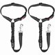 thumbnail image 1 of wonima02 Dog Seat Belt for Car, 2 Pack Dog Car Harness Seatbelt Adjustable with Elastic Bungee Buffer, 2 in 1 Pet Car Leash Headrest Restraint Dog Reflective Safety Tether (Black, Headrest), 1 of 1