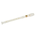 thumbnail image 3 of 3X Students Creamy-white Plastic 8 Holes Flute Recorder W Cleaning Stick, 3 of 6