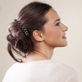 thumbnail image 4 of Peineta lateral para el cabello con perlas de cristal y diamantes de imitación, accesorio decorativo para mujer, 4 of 5