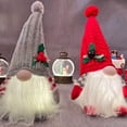 thumbnail image 3 of Decoración navideña, suministros de Navidad, regalos de Tomte sueco, estatuilla escandinava, gnomos LED de Papá Noel, 3 of 3