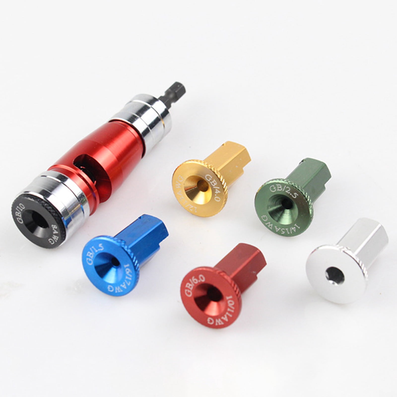 Wire Strippers for Drill Wire Stripping and Twisting Tool Adjustable Cable Strippers Electrician Tool Wire