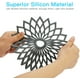 thumbnail image 3 of Juego de 3 interesantes posavasos de silicona esculpidos multiusos -, 3 of 5