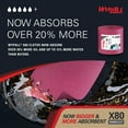 thumbnail image 5 of WypAll PowerClean X80 Cloths Heavy Duty Wipes (41055), Jumbo, Extended Use Towels, Red (1 Roll of 455 Sheets, 455 Sheet Total), 5 of 12
