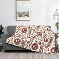 thumbnail image 2 of Disketp Rabbit And Egg Flannel Blankets - Thick and Warm Blanket for Winter, Soft Fuzzy Plush King Blanket for All Seasons40"x30", 2 of 6