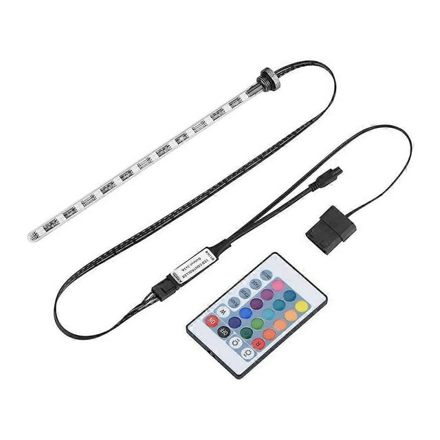 22cm Computer Cylinder Water Cooling Tank Light Virus Reservoir LED Tube Lamp Lighting