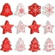 thumbnail image 1 of 60 uds. Adornos colgantes de madera de Navidad, rebanadas de madera, decoración de árbol de Navidad para fiesta, decoración de árbol de Navidad Adepaton LKX-1834, 1 of 7