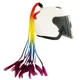 thumbnail image 5 of Nuevas trenzas para casco de 24 pulgadas, coletas para casco de motocicleta, coletas para casco de moto, trenzas para mujeres, hombres y niños, 5 of 5