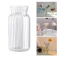 thumbnail image 2 of facefd Clear Glass Flower Vase Stem Plant Jar Table Floral Display Decor 5.5x12.5cm, 2 of 9