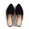 thumbnail image 2 of Women Mules Comfortable Slip On Pointed Toe Mules For Women Flats,Black 7, 2 of 4