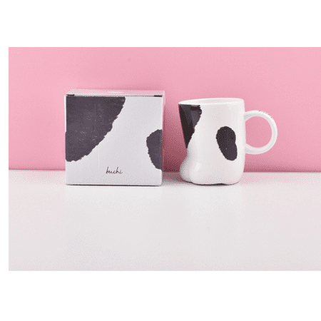 

Livesture Japanese Cute Cat Claw Meat Ball Ceramic Mug Three-dimensional Cat Claw Cup Creative Children s Milk Cup Soft Cute Water Cup Black Claw Gift Box