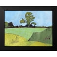 thumbnail image 2 of Popp, Grace 14x12 Black Modern Framed Museum Art Print Titled - Rustic Patchwork II, 2 of 5