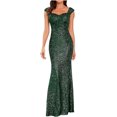 thumbnail image 1 of Élégante Robe de Soirée Maxi pour Uk Taille 18 avec Paillettes Sparkle, 1 of 5