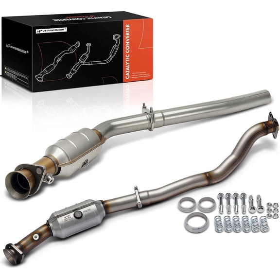 A-Premium 2-PC Catalytic Converter Kit Direct-Fit Compatible with Jeep Grand Cherokee 2011-2021 & Dodge Durango 2011-2023, 5.7L, E.P.A. Compliant