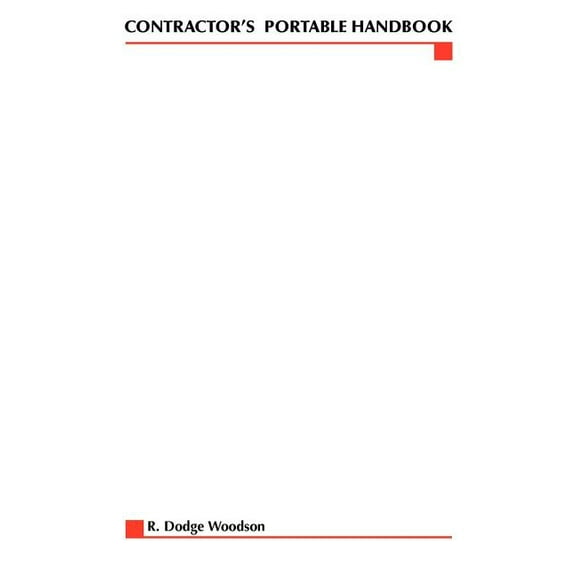 Contractor's Portable Handbook, (Paperback)