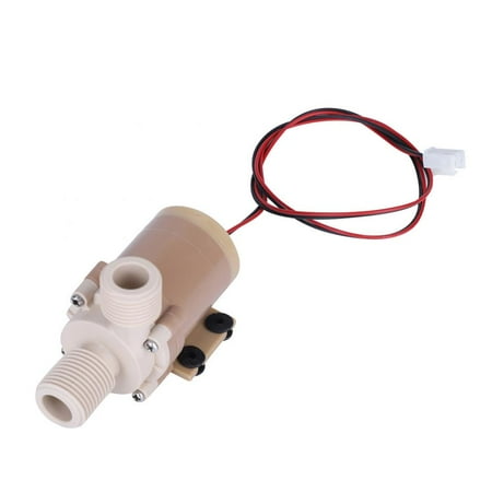Hot Water Therapy Pump (Hot Circulation Water Pump Quite 12V DC Solar 100℃ Hot Circulation Water Pump Brushless Motor 1/2Inch)