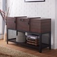 thumbnail image 6 of 24/7 Shop At Home Alba Wood Lift Top Console Table in Vintage Walnut, 6 of 7