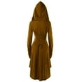thumbnail image 3 of MUXiin Girls Costumes Hooded Robe Lace Up Vintage Pullover High Low Long Hoodie Dress, 3 of 3