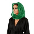 thumbnail image 4 of Wensltd Women Hats Solid Color Lightweight Breathable Sequin Decor Versatile Head Wraps Hats for Daily Wear Green, 4 of 4