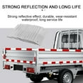 thumbnail image 4 of Reflectors, 50pcs Universal Plastic Rectangular Stick on Car Reflector Sticker Self Adhesive Trailer Reflectors, Reflective Warning Reflector for Driveway for Truck Trailer, 4 of 8