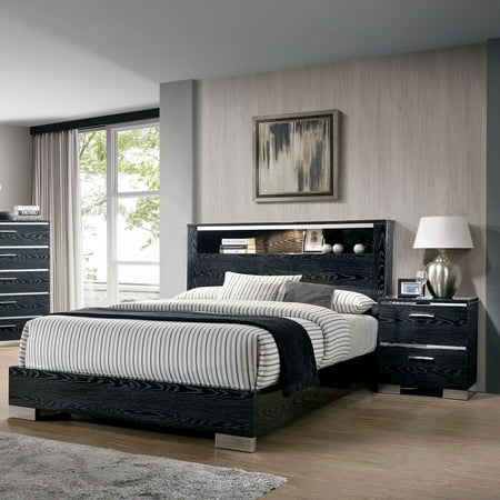 furniture of america elysee 2-piece eastern king storage bed set