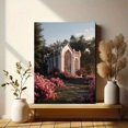 thumbnail image 6 of UXIEQU Gothic Pavilion Garden Canvas Wall Art Print 15.75x11.81 Inches, 6 of 8
