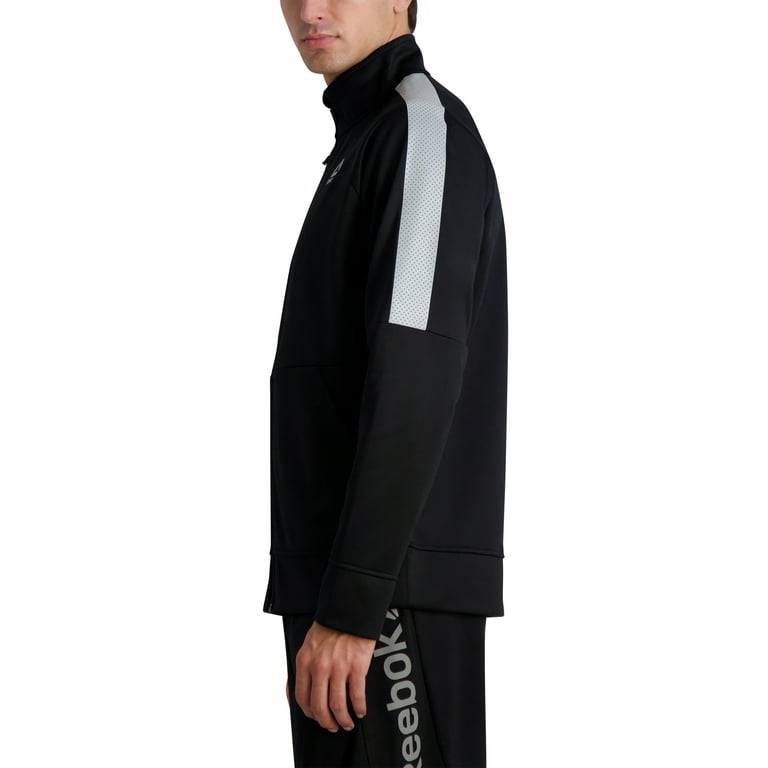 Reebok Men's and Big Men's Defender Track Jacket, up to Size Reebok Men's and Big Men's Defender Track Jacket, up to Size