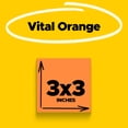 thumbnail image 3 of Post-it Super Sticky Notes, Sin.gle Color Packs Collection, 3 in. x 3 in., 90 Sheets, 5 Pads, 3 of 17