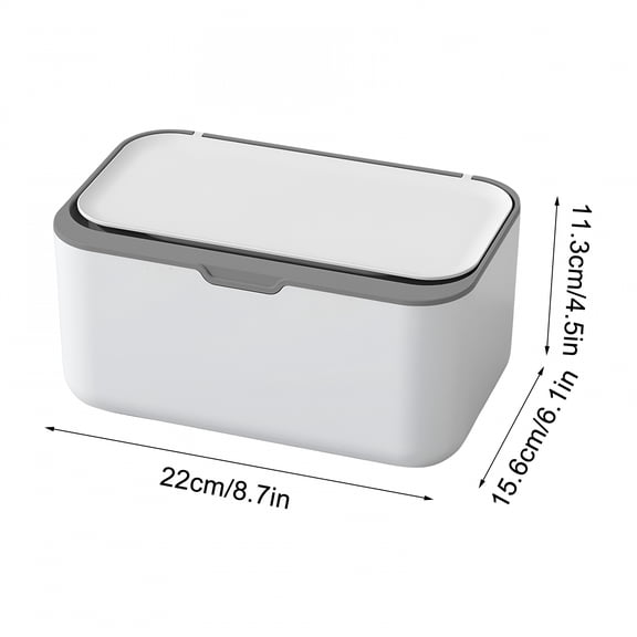 ACDANC Wipes Dispenser Compatible with Flushable Wet Wipes, Refillable Wipes Container for Home, Office, Car Organizers And Storage