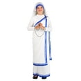 thumbnail image 4 of FUN Costumes Mother Teresa Fancy-Dress Costume for Girls with Blue Striped Drape and Veil for Children, Size 4-6, 4 of 4