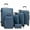 Blue, variant on Tripcomp 6 Piece Hardside Luggage Sets Spinner Wheels with TSA Lock Lightweight Suitcase with backpacks(Black)