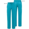 thumbnail image 5 of Adar Addition Scrubs for Men - Slim Leg Cargo Drawstring Scrub Pants - A6106 - Teal Blue - S, 5 of 8