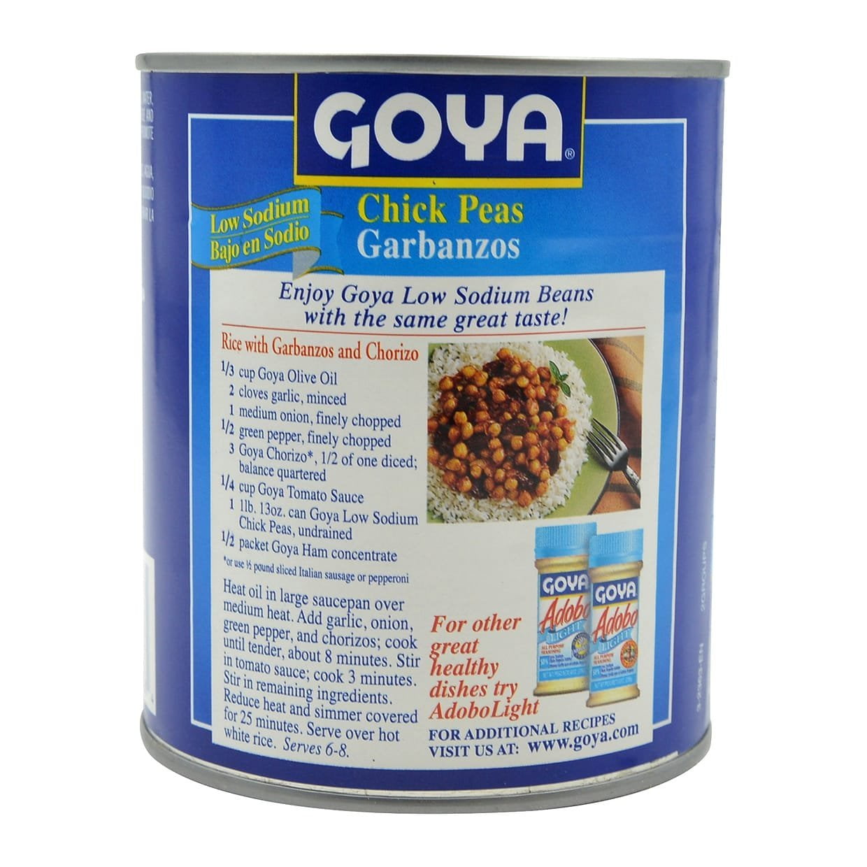 (4 pack) Goya Chick Peas Garbanzos, 13 oz