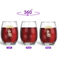 thumbnail image 2 of Happy New Year Shiba Inu Welcome 2025 Balloon Firework Party 15oz Stemless Wine Glass Mug Shibas Dog Lovers Gifts Idea Wine Glasses Cup - 01014, 2 of 5