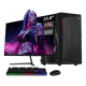 thumbnail image 1 of Computadora Escritorio Completa Xtreme PC Gaming AMD Radeon Vega 7 Ryzen 5 5600GT 16GB SSD 500GB Monitor 23.8 100Hz WIFI Black juegos casuales, trabajo y estudio, 1 of 6