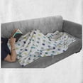thumbnail image 5 of Polkadot Soft Flannel Fleece Throw Blanket, Polka Dots Retro Classy Vintage Style Pattern Design Layout, Cozy Plush for Indoor and Outdoor Use, 50" x 60", Apple Green Jade Green, by Ambesonne, 5 of 5