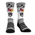thumbnail image 3 of Unisex Rock Em Socks Mickey Mouse Gray Brooklyn Nets Three-Pack Disney Crew Socks Set, 3 of 4