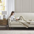 thumbnail image 4 of Oversized Faux Fur Throw for Women & Men, Soft Blanket for Home, Oeko-Tex Certified, 60" x 70", Sand, 4 of 7