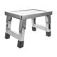 thumbnail image 1 of Taburete plegable de acero inoxidable para interior y exterior. Taburete utilitario para adultos y niños. Escalón antideslizante para cocina, baño, viajes y reuniones al aire libre., 1 of 7